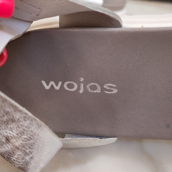 WOJAS Coastal Style Silver Chunky Sandals? Sz 38 - Picture 8 of 11